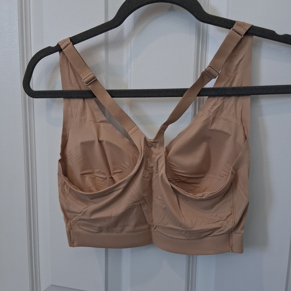 Soma Embliss Racerback Soft Beige Bralette With Removable Pads - Picture 2 of 6